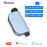 GIRIER Tuya WiFi Water Timer for Garden Hose Smart Programmable Sprinkler Timer for Drip Irrigation Works Alexa No Hub Required