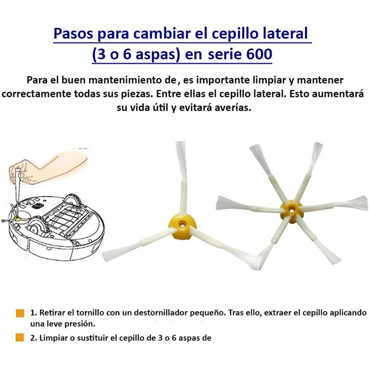 아이로봇 룸바 시리즈 600 605, 606, 610, 615, 616, 620 로봇 진공 청소기, 미안 사이드 브러시, 헤파 필터 예비 부품