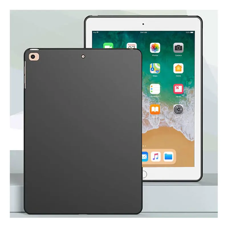 Tablet Case For iPad 9.7 2017 2018 Bendable Soft Silicone TPU Protective Shell Shockproof Tablet Cover For iPad 5th 6th Gen