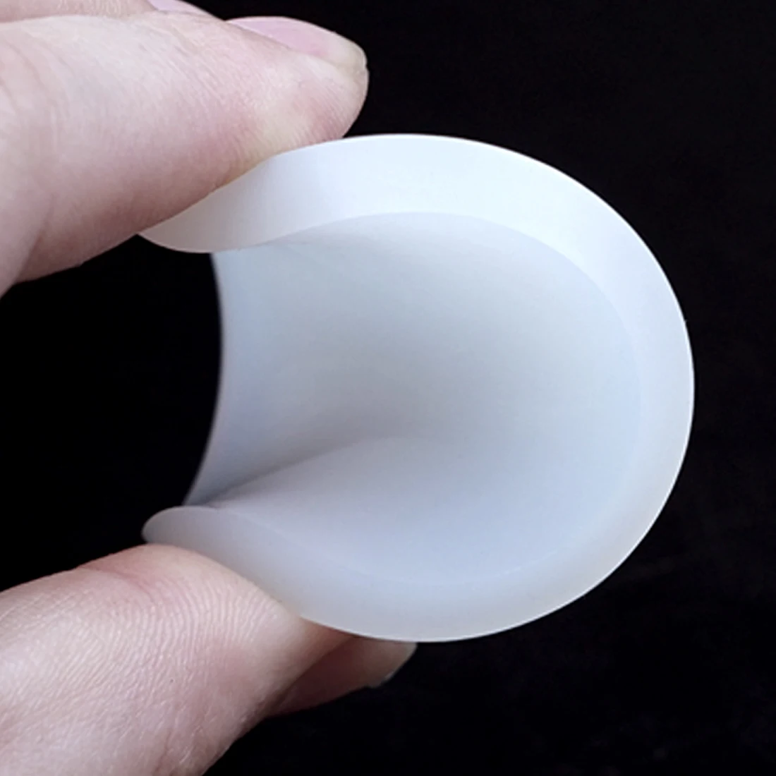 Silicone Seal Gaskets Pad White Solid Round VMQ Silicone Rubber Sheet Seal Gaskets Pad Dia 5-150mm Thick 0.5-8mm