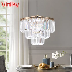 Nordic Crystal Pendant Light Room Decor Ceiling Lighting Fixture Lustre pra sala Ceiling Chandeiler Lamp for Living Room Bedroom