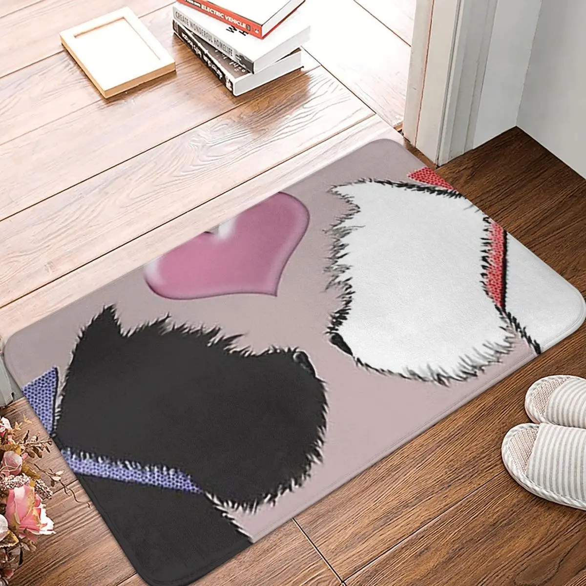 Westie And Scotty Scotties Scottish Terrier Dog Doormat Rug Carpet Mat Footpad Antiwear Entrance Kitchen Bedroom Balcony Toilet