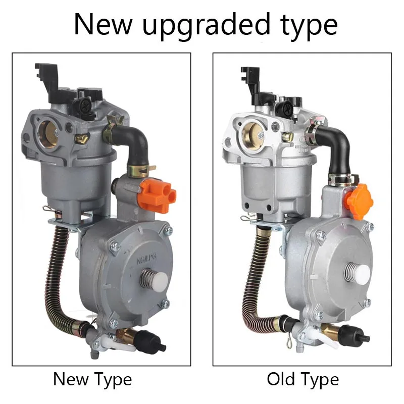 2つの発電機用キャブレター,デュアル燃料発生器,手作業用,gx160 2kw 168f