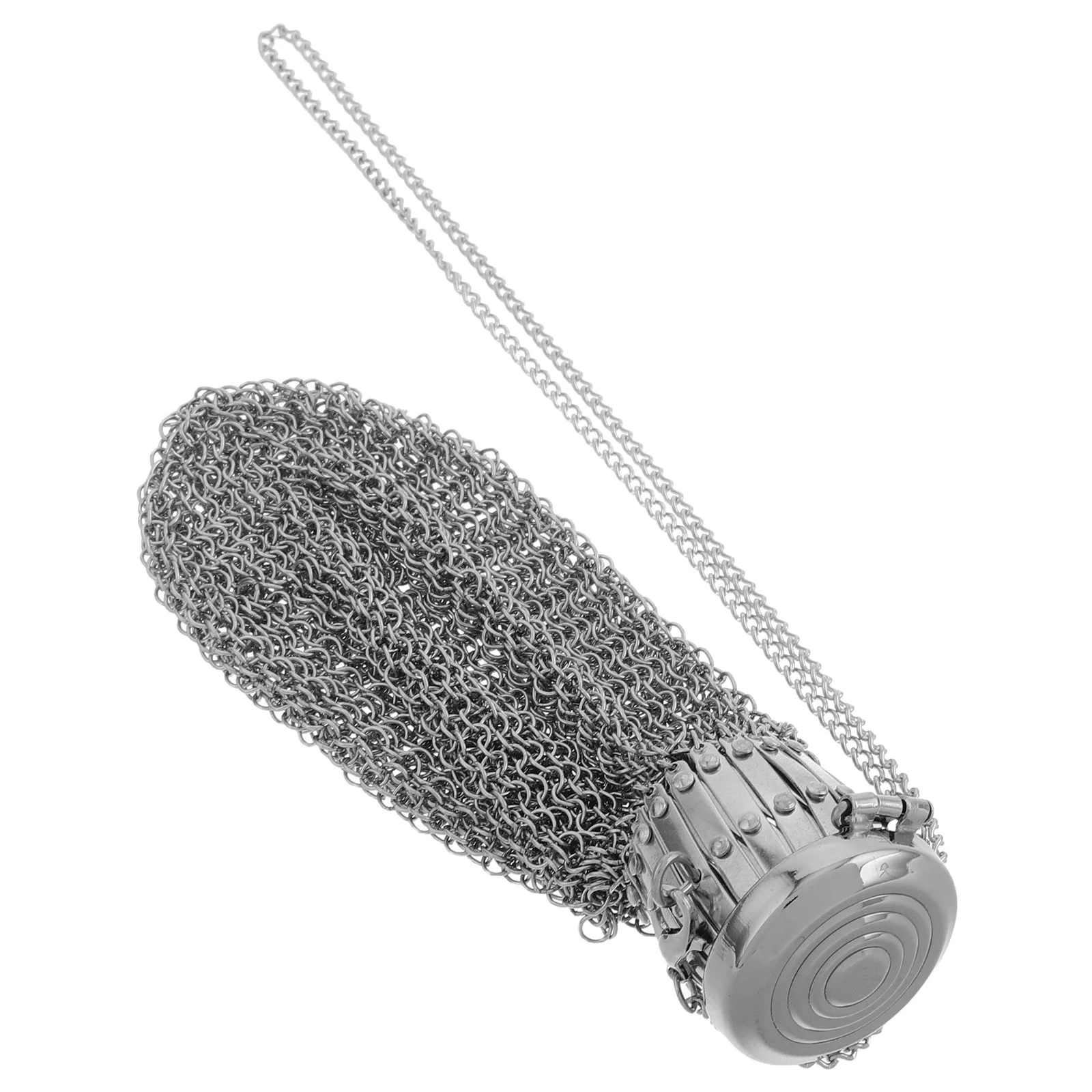 

Coin Box Classic Vintage Double Mesh Twist Lid Secure Coin Storage Retro Stainless Steel Purse Collectors Change Holder