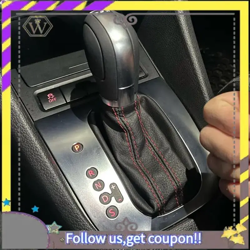 

ABXV-Car DSG Gear Frame Bracket Circle Gear Shift Knob Base Trim For VW Golf 5 6 MK5 MK6 Accessories