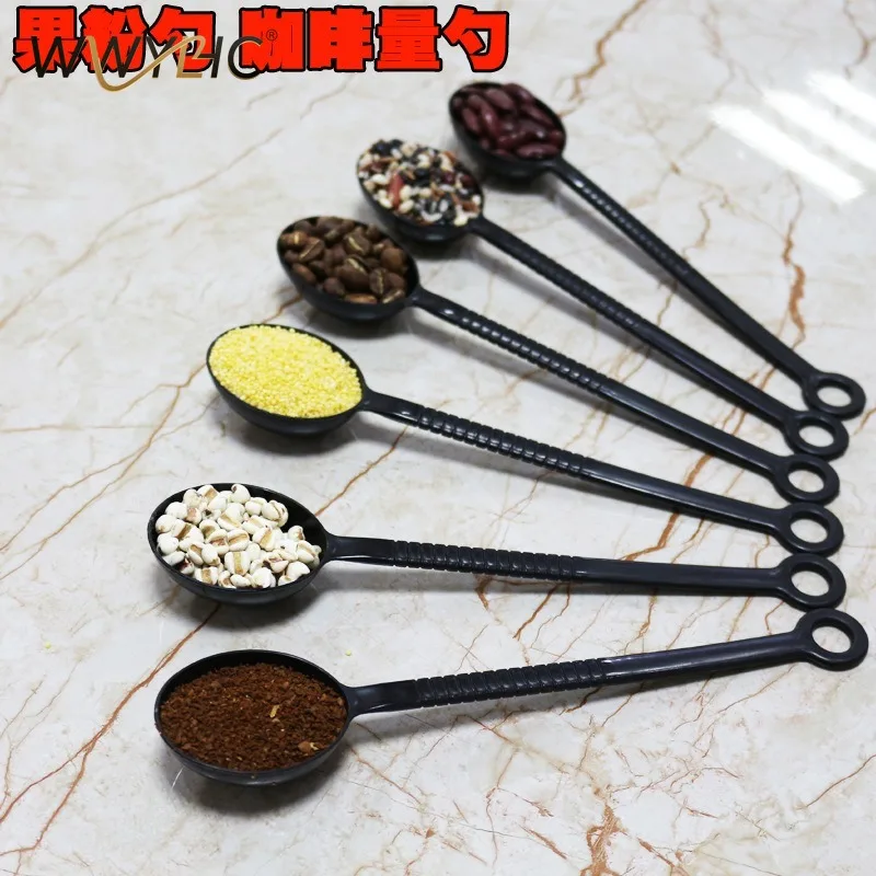 Suitable for Milk Tea Fruit Powder Spoon, Long Handle Coffee Plastic 10g Measuring Spoon, Coffee Spoon