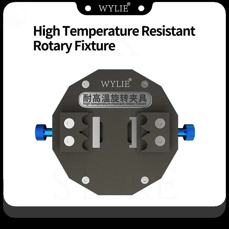 Dispositivo fixo 360 da placa principal do telefone móvel WYLIE K18 °   Braçadeira de cola rotativa ajustável para remoção de chip para suporte de solda de reparo BGA