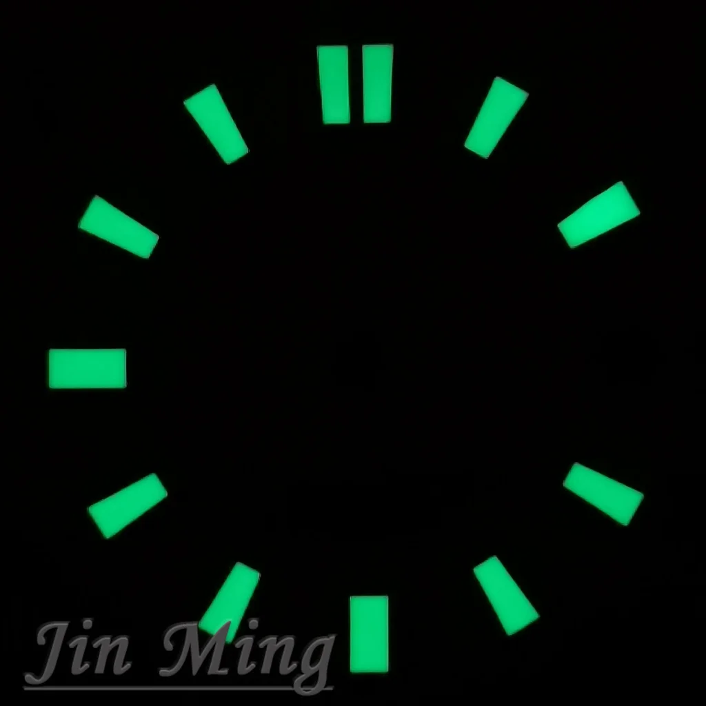 جودة عالية 28.5 مللي متر أبيض أخضر أسود أزرق نافذة التاريخ الأخضر مضيئة العقيم الهاتفي صالح NH35 /NH36/4R/7S الحركة التلقائية