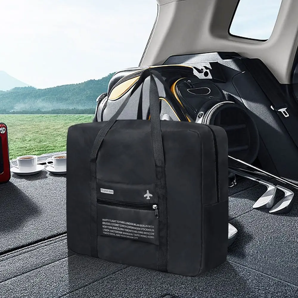 

Multi-function Foldable Travel Bag Large Capacity Nylon Business Trip Aircraft Bag Handbag Waterproof Luggage Bag Shopping