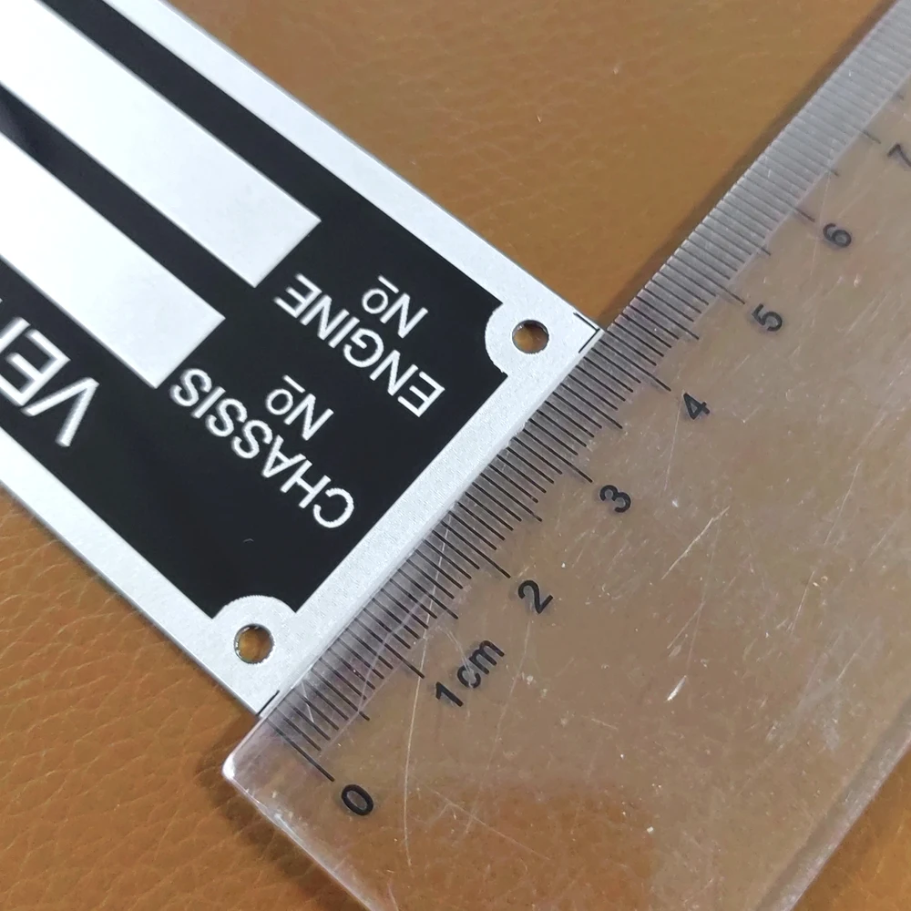 Trailer Vehicle ID Tag Aluminum Plant VIN Chassis Plates Car Motorbike Caravan RV Parts Camper Accessories