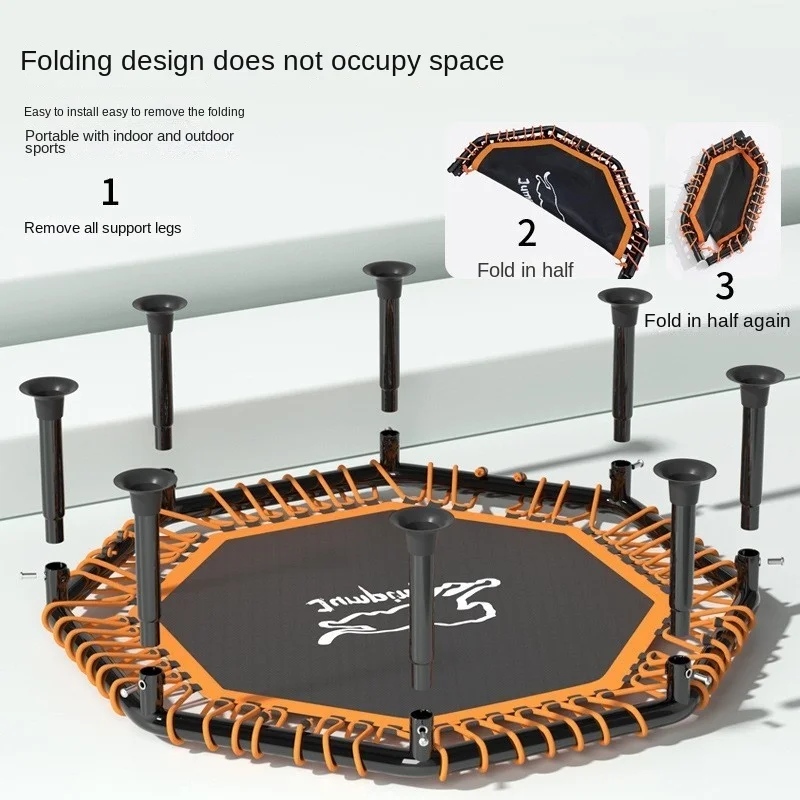 Indoor Trampoline Touch Bouncer Jumping Bed Pula Pula Cama Elastica Grade Hot New Adult Gym Home Yoga Dabbing Bed