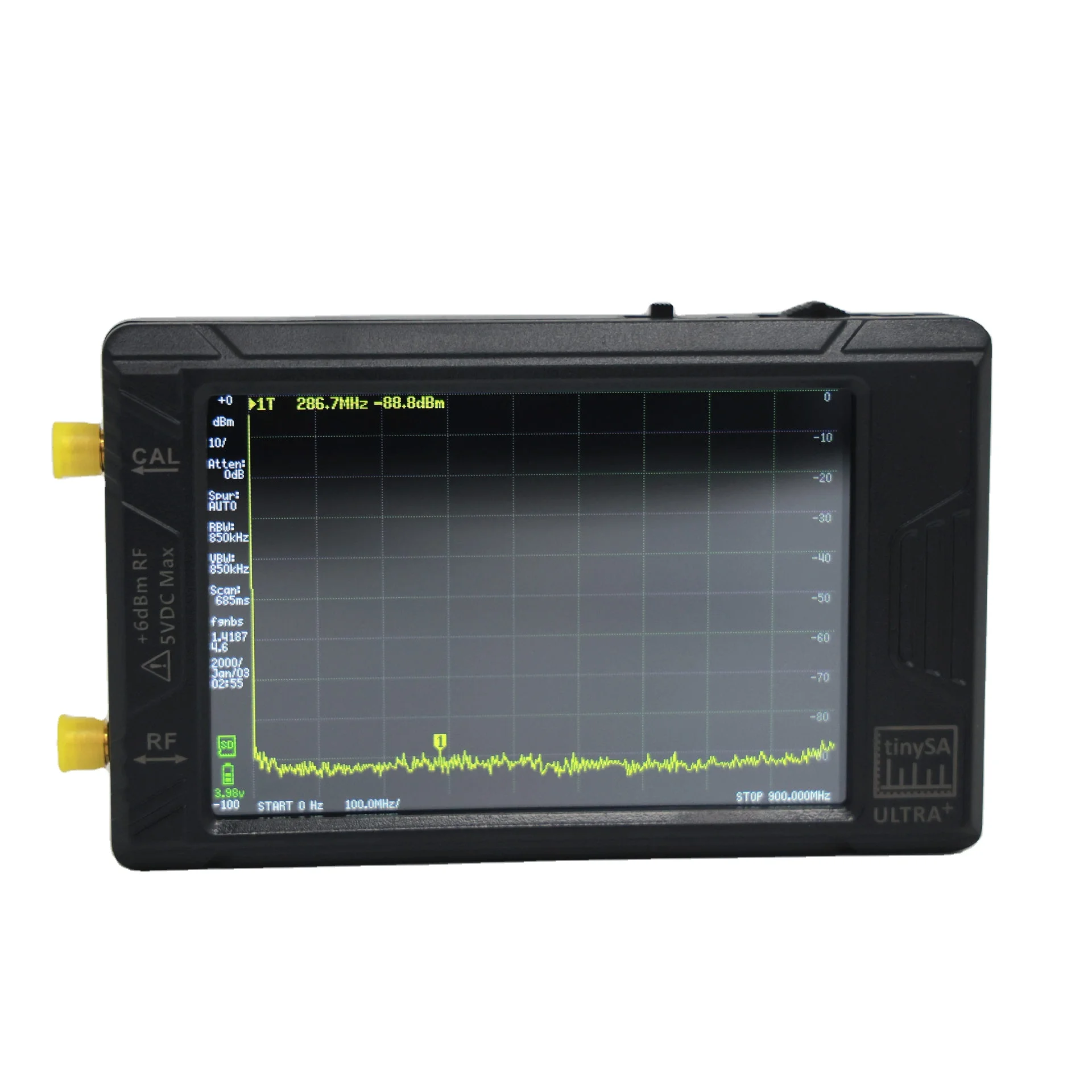 

Newest 100k-7.3GHz Spectrum Analyzer ULTRA Handheld TinySA ULTRA Plus for Tester