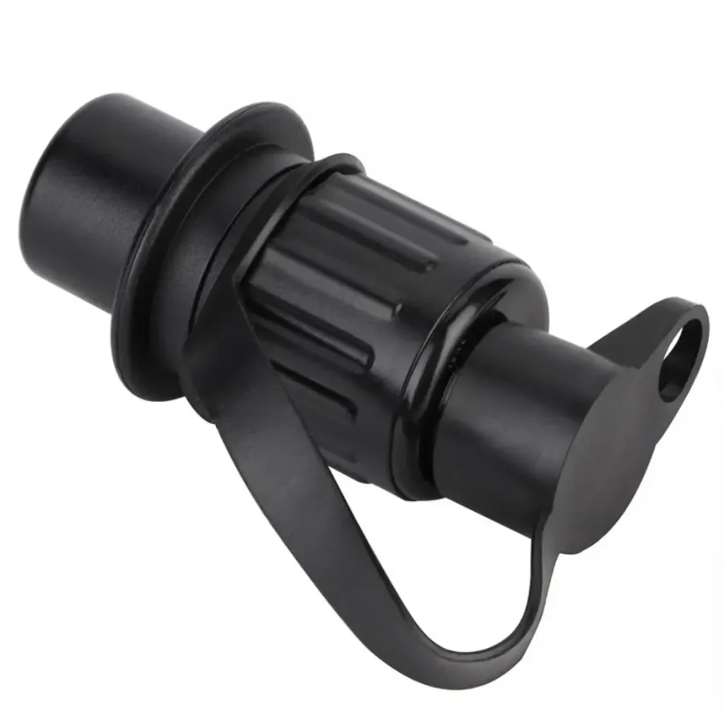 1pc Black Plastic 12V 3 Pin Trailer Plug Wiring Connector Adapter for Trailer Car Auto Accessories
