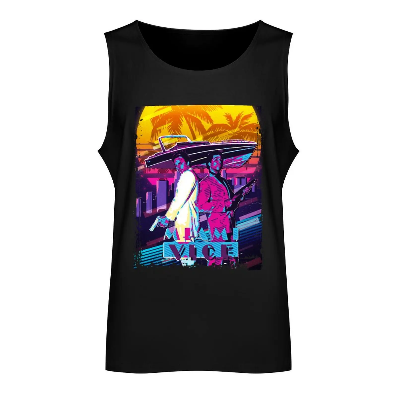 Sonny and Rico retro art Tank Top fitness clothing for men t shirt Men's tops Working vest