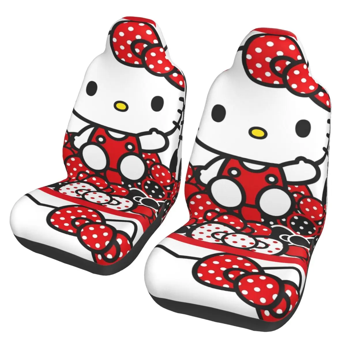 

Hello Kitty Greeting Car Seat Cover Protector Interior Accessories Suitable For All Kinds Models Car Seat Covers Car Styling