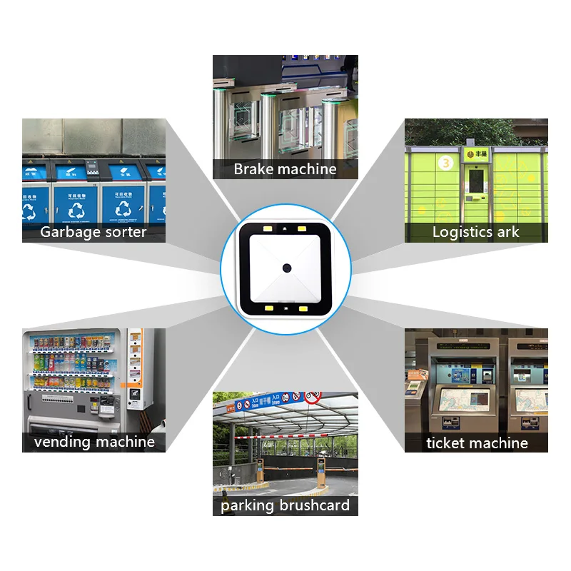 ScanHome Fixed embedded barcode scannerMIN Platform Bar Code Reader USB serial RS232 network  WiFi 485 omni-directional  SH-7500