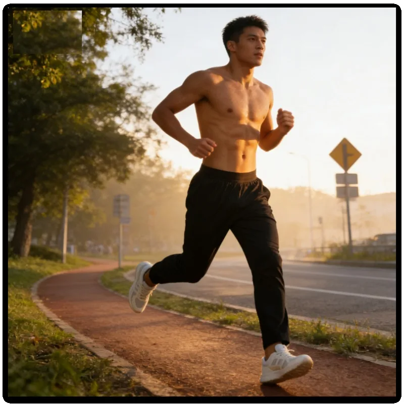 

Gym Running Joggers Outdoor Stretch Workout Trousers Men's Loose Fit Training Pants Quick Dry Breathable