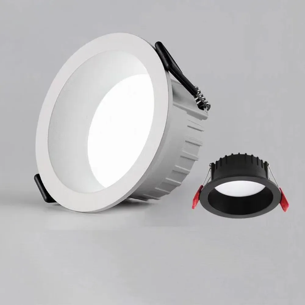 JOYINLED 10W Dimmable LED Downlight Anti-glare Ceiling Spotlight Recessed Spot Light Black White For Bedroom Home Lighting