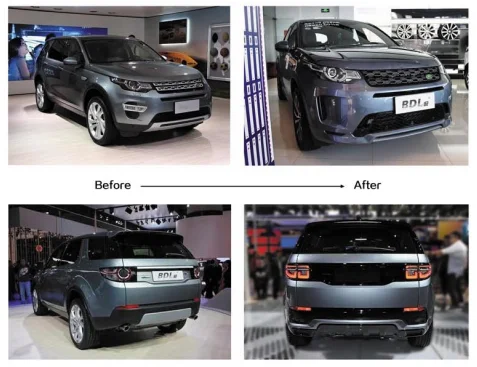 KLT il più nuovo KIT carrozzeria Discovery di conversione lifting per Land Rover Discovery Sport 2016 aggiornamento al 2020