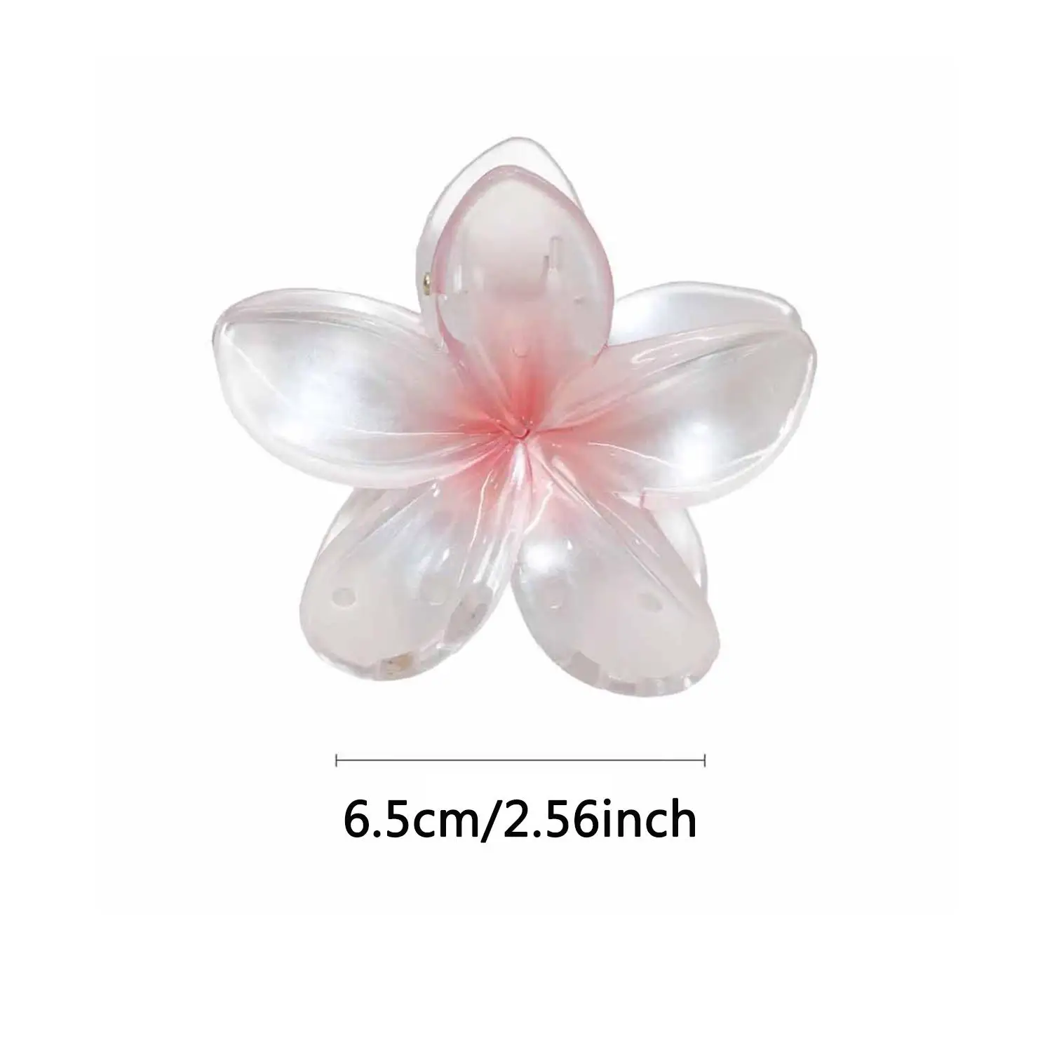 Pince à cheveux fleur crabe pour femmes, barrettes dégradées, épingle à cheveux, pinces de style bohème, plage hawaïenne, accessoires pour filles