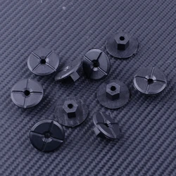 10pcs K90 Plastic 2019900050 51711958025 Self Threading Plastic Nut Clip Fit For Mercedes-Benz W201 W124 190D 260E