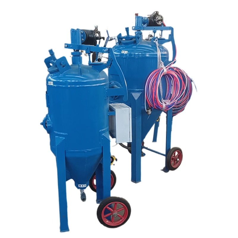 Easy Operated Dry Wet Shot Peening Equipment Dustless Sandblaster Sandblasting Machine
