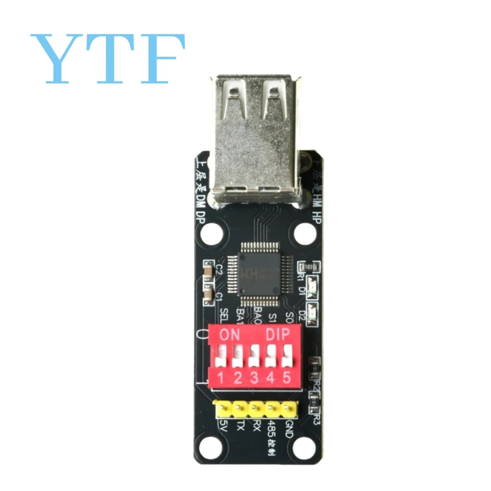 Ch9350 Módulo Escondia Teclado Mouse Para Porta Serial Teclado Virtual Scanning Gun Para Porta Serial KVM