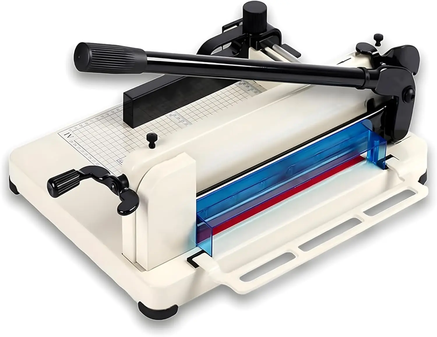 

Heavy Duty Paper Cutter 12", Guillotine A4 Paper Cutter, 400 Sheets Capacity Paper Trimmer, Double Safety Protection Durable