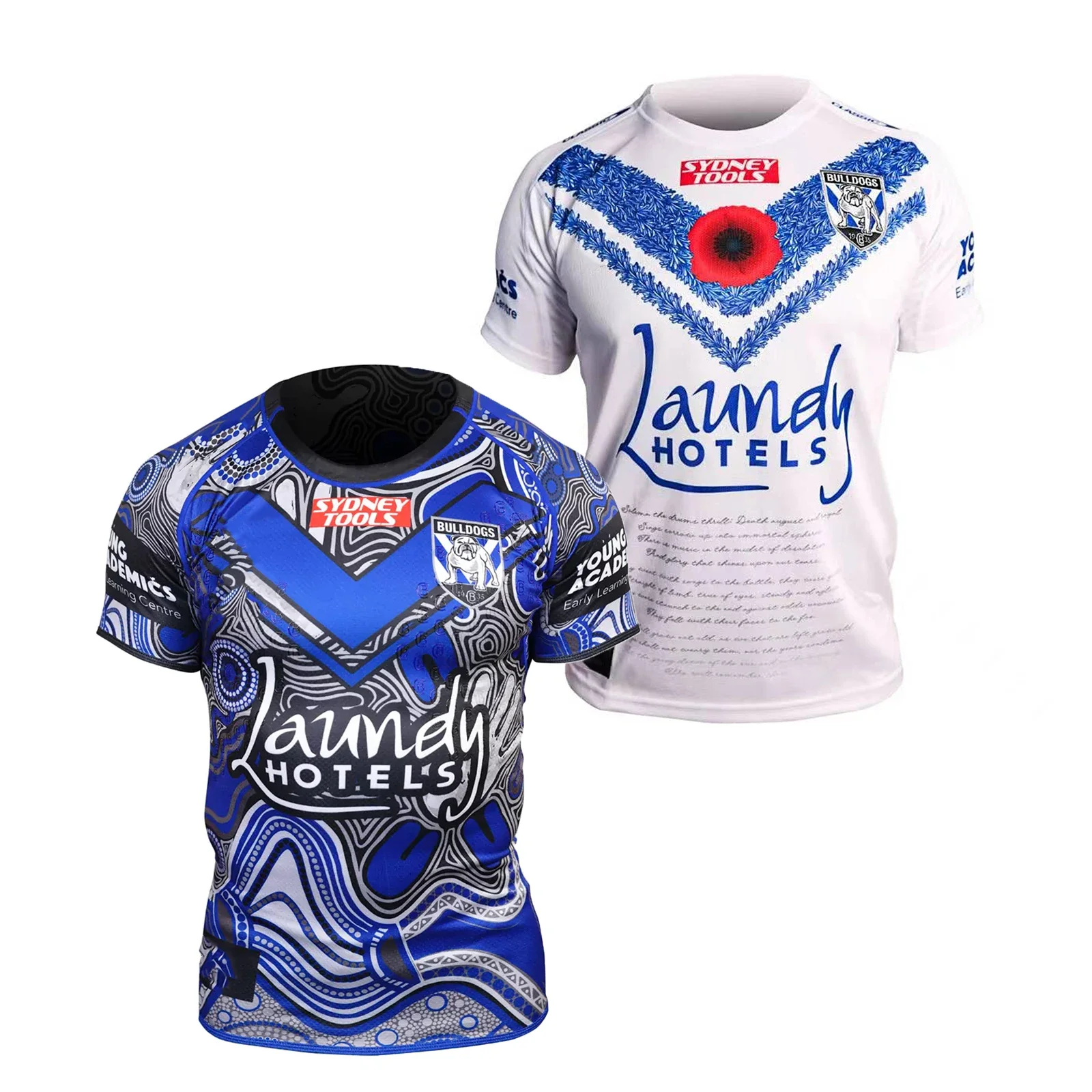 

2023 Bankstown Bulldogs Men's Replica Indigenous/ANZAC Rugby Jersey