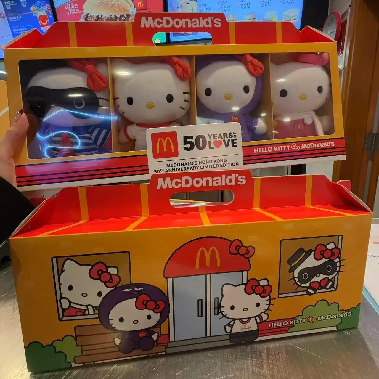 Muñeca genuina de la marca HelloKitty de edición limitada Co, muñeca MINISO Sanrio, lindo juguete de peluche de HelloKitty de dibujos animados, regalo de cumpleaños para niña