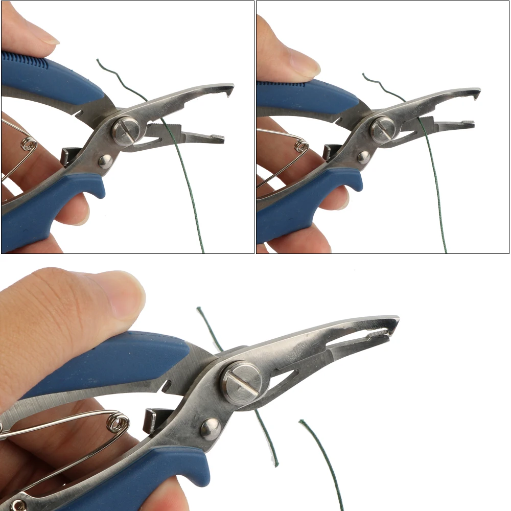 

Portable Stainless Steel Fishing Pliers - Multifunctional Hook Remover with Lanyard Sheath