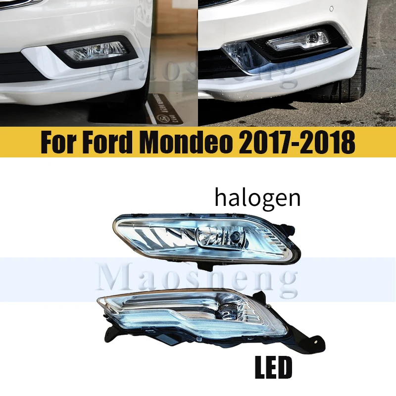 

Halogen/LED Front Bumper Fog Light For Ford Mondeo 2017-2018 Car Front Fog Lamp Driving Light Foglamp Foglight