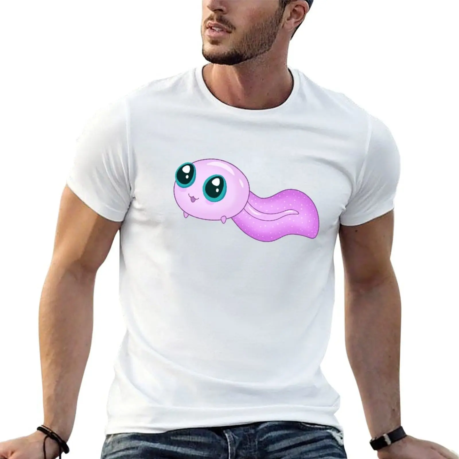 Cute Tadpole T-Shirt quick drying topping fruit of the loom mens t shirts