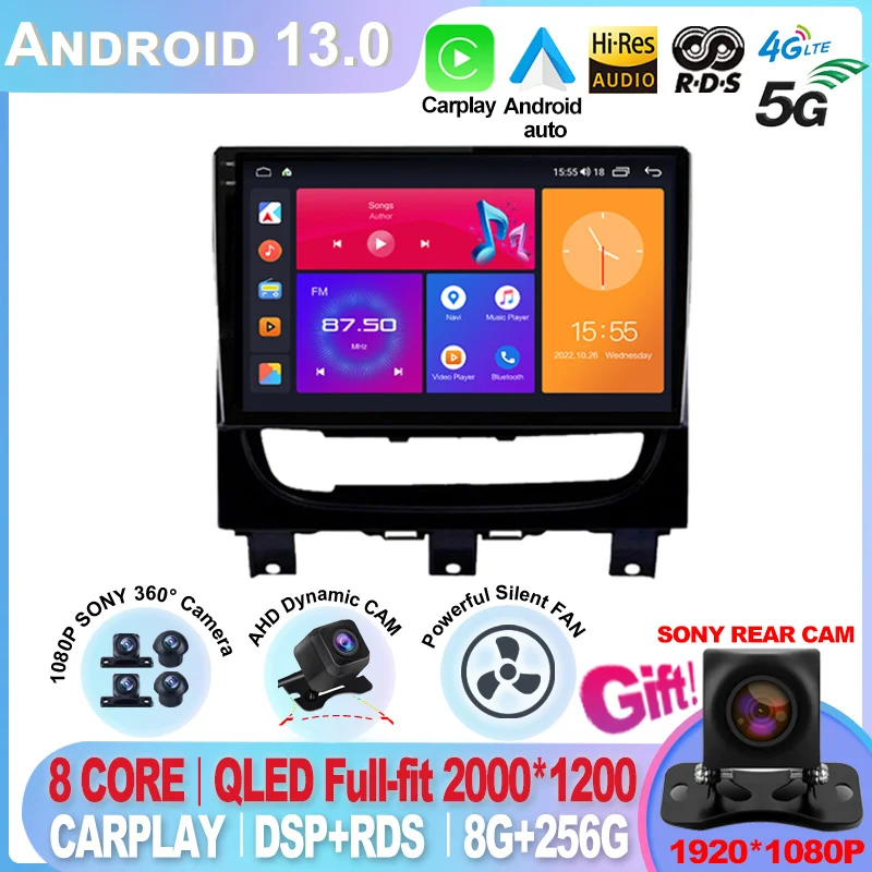 

Fiat Strada cdea 2012 2013 2014 2015 2016 auto Carplay Android 13 For Car Radio Multimedia Video Player Navigation GPS Screen