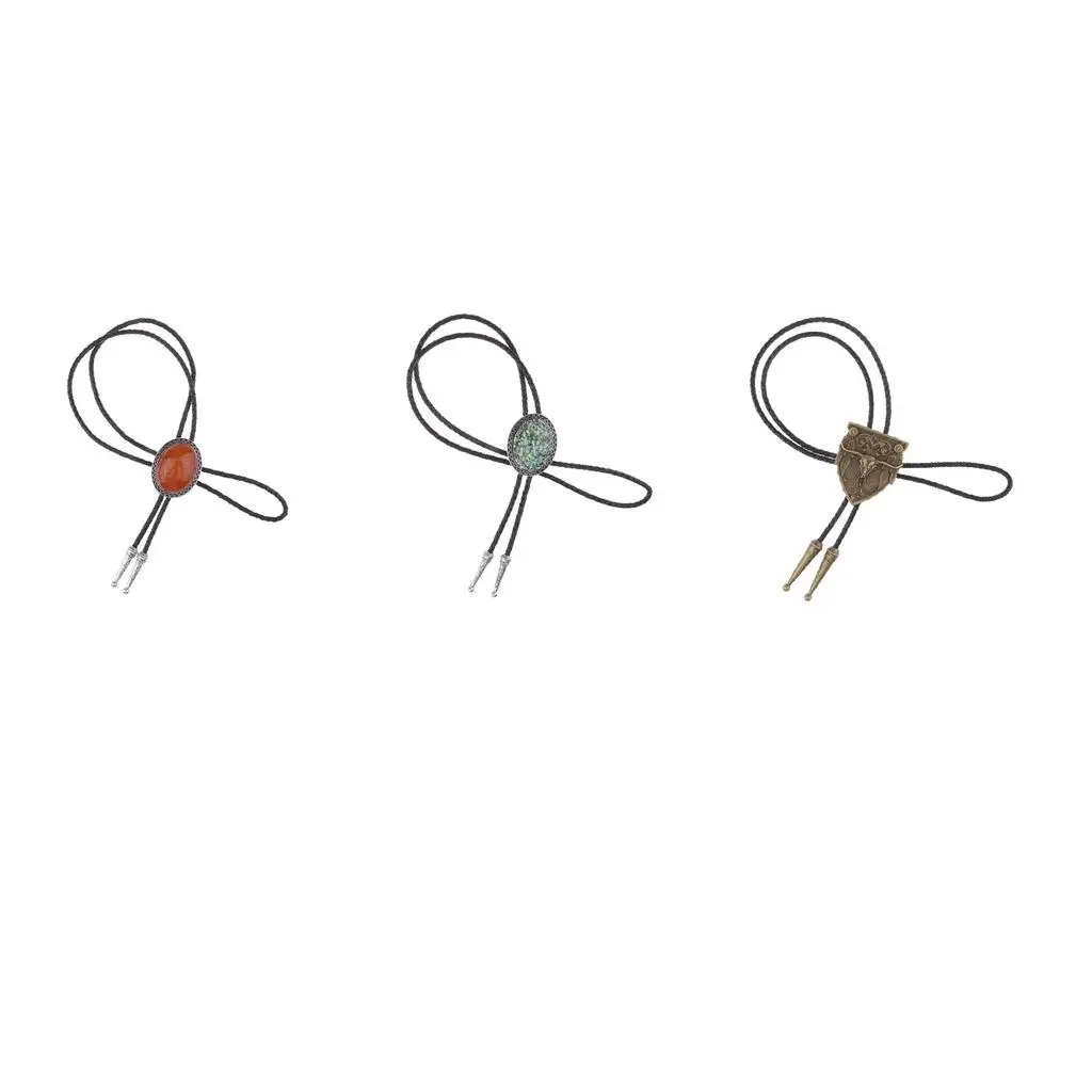 الرجعية الرجال ازتيك الهندي روديو قبعات رعاة البقر الغربية بولو التعادل شهم الحلي