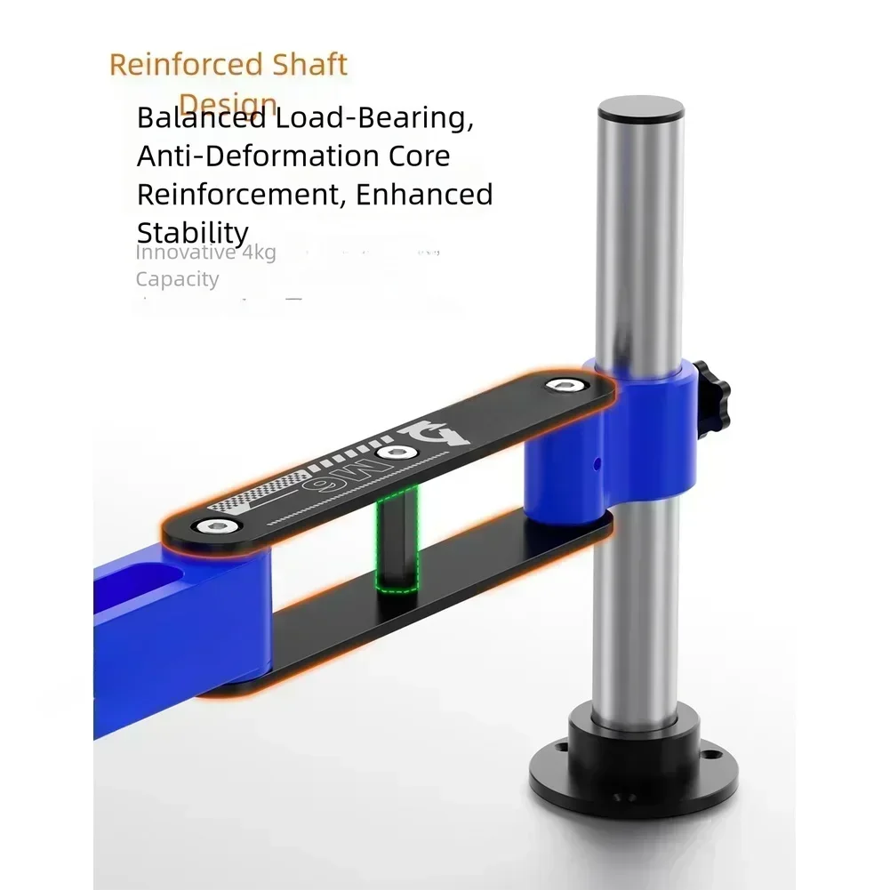 

Heavy Duty Microscope Stand With Dual Positioning Swing Arm 360° Rotating Bracket And Smooth Lift Damping Microscope Bracket