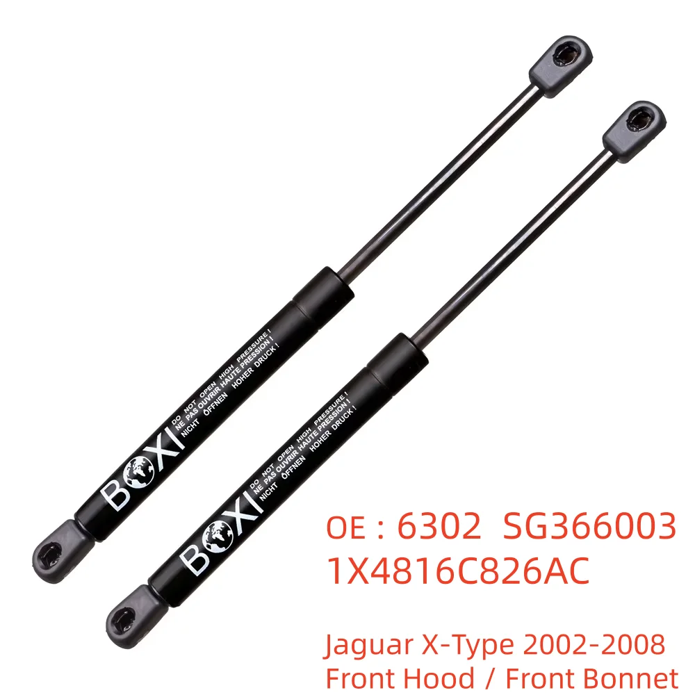 BOXI 2 SZT. Amortyzatory Podnośniki Maski Sprężyny Gazowe Do Jaguar X-Type 2002 - 2008 6302 SG366003