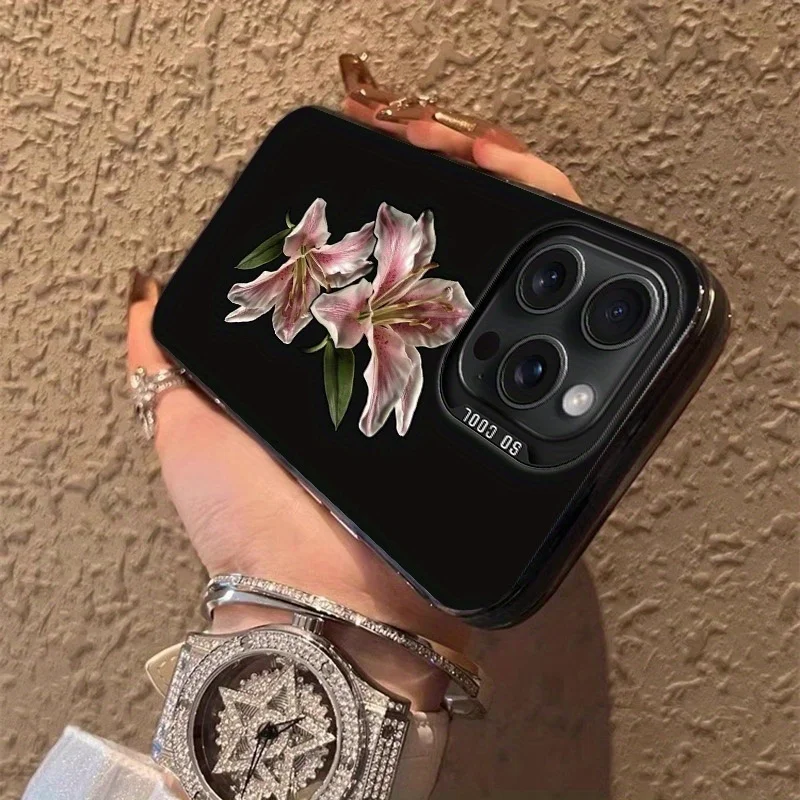 Schöne Lilienblumen-Hülle für Samsung Galaxy S25 S24 S23 S22 S21 Ultra Plus FE A56 A16 A15 A35 A55 A34 A54 A53 A33 A26 Cover – Detail 6