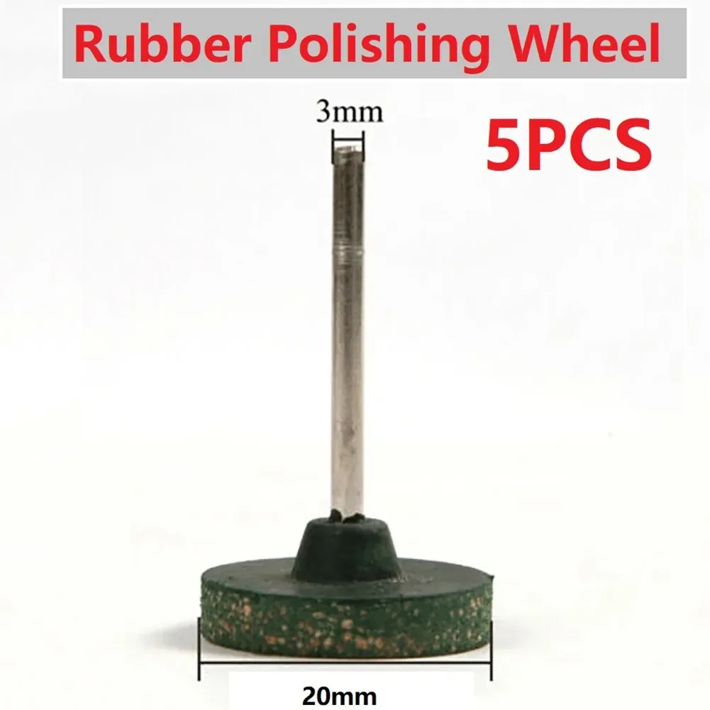 

High Quality Polishing Wheel Rubber Polishing Wheel Accessories Grinding Wheel Parts Polishing Burr Replacement 3mm Shank