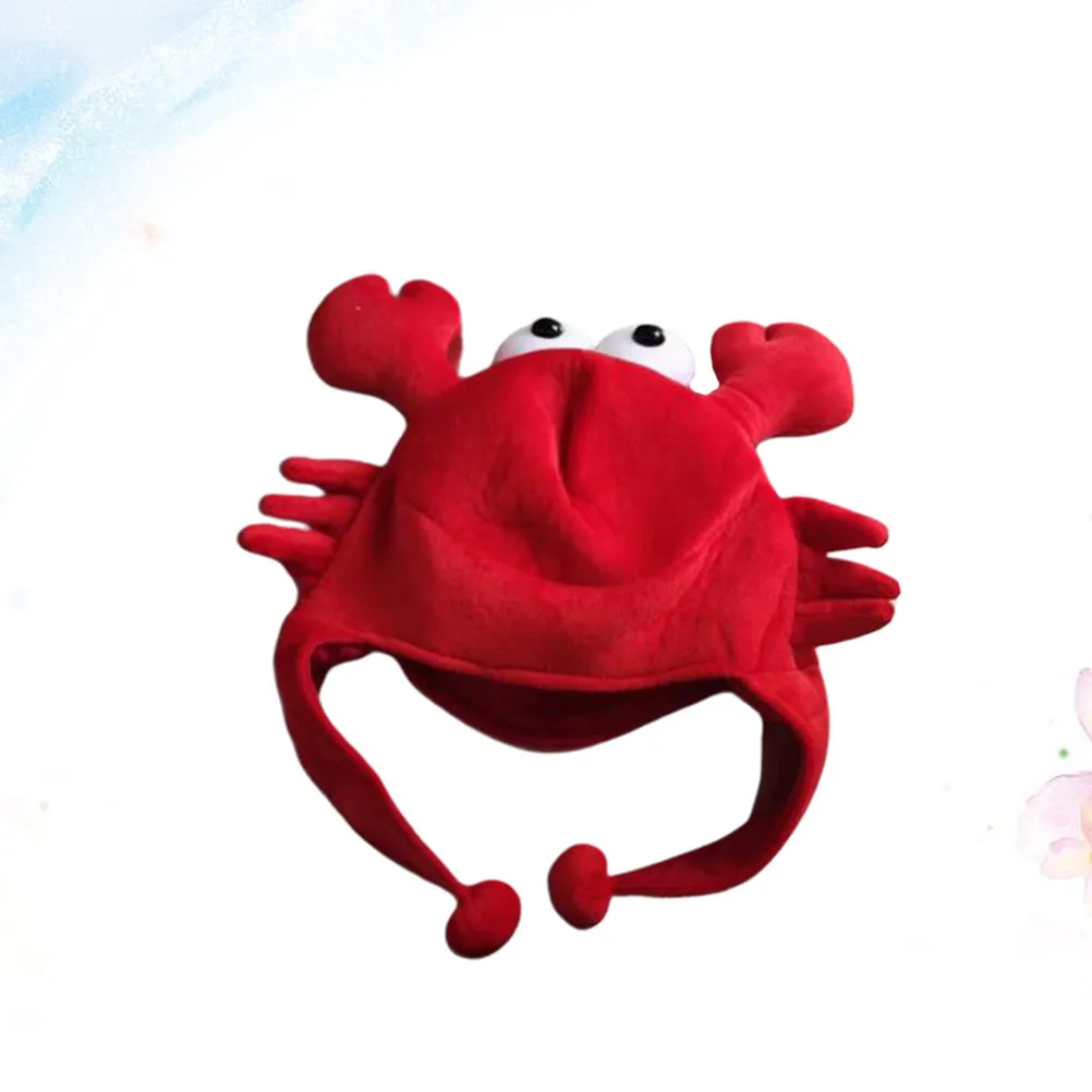 

Crab Hat Funny Crab Headwear for Masquerade Party Cosplay Photo Props Carnival Costume Accessories Photo Hat Cosplay Headwear