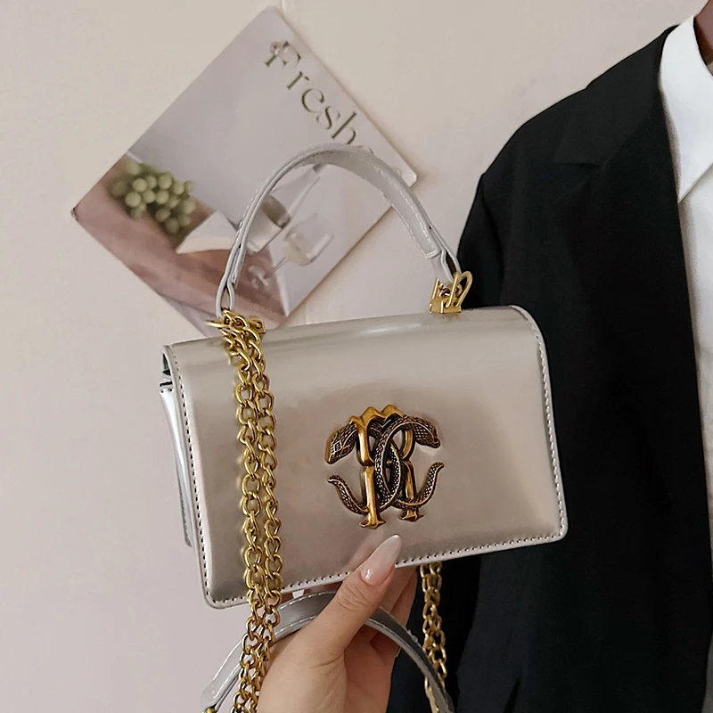 حقيبة ماسنجر عصرية للنساء مصنوعة من الجلد المتين، خيار كروس من العلامة التجارية الفاخرة مع مقصورات متعددة