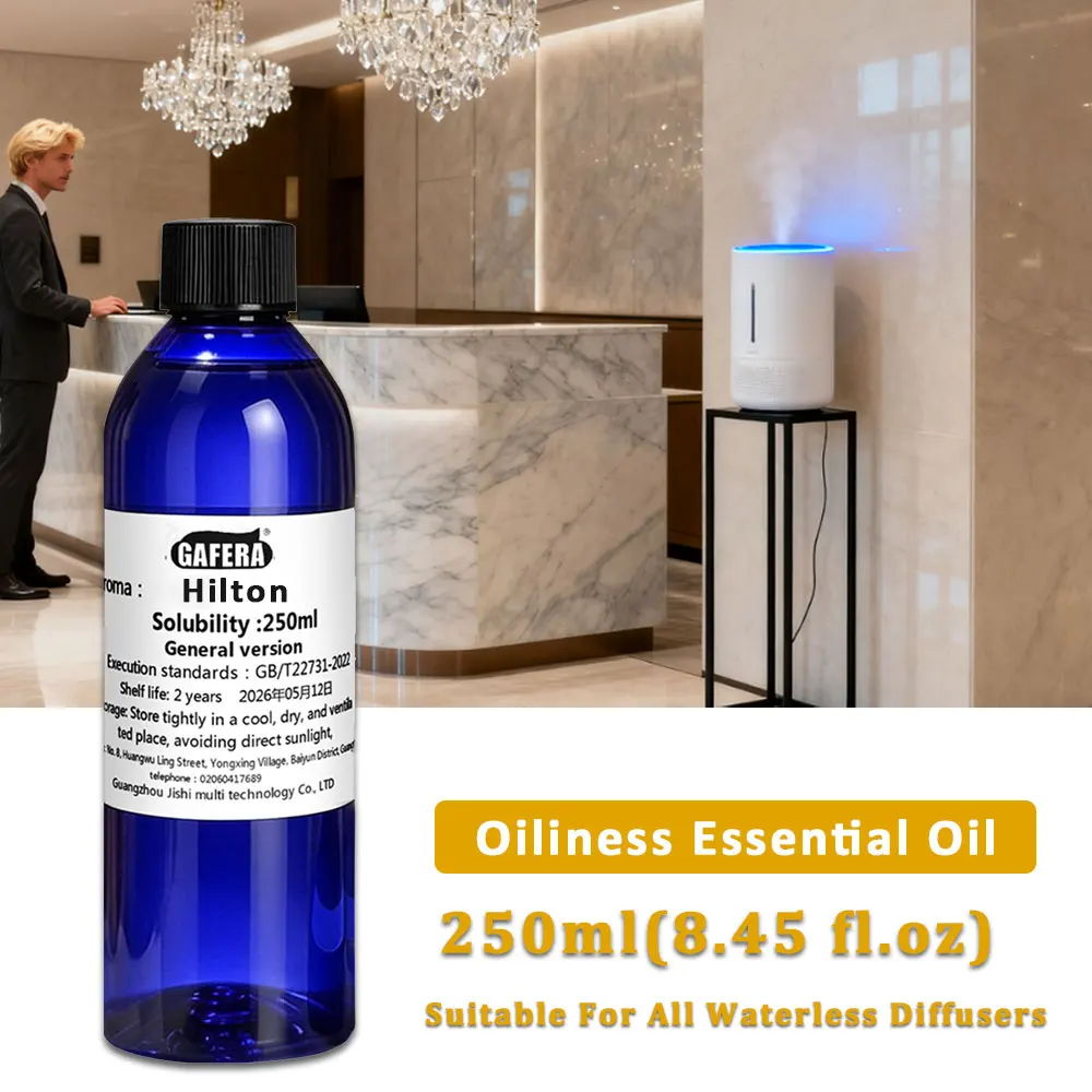 GAFERA 250ml (8.45 fl.oz) Hilton/Sheraton Essential Oil, For All Waterless Diffuser, Fragrance Aroma Machine Replenishes Essence