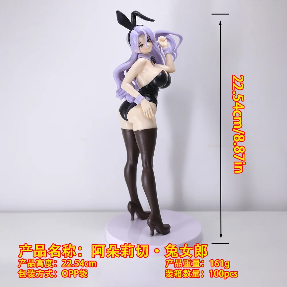 22ซม.อะนิเมะเกมGachi Koiสาวกระต่ายรูปBeatriceของเล่นตุ๊กตารูปAction PVC 1/7เดสก์ท็อปเครื่องประดับ
