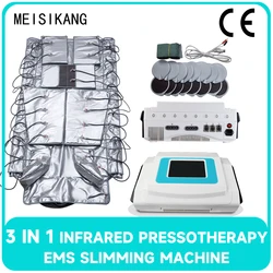 MEISIKANG 3 in 1 Air Pressure Therapy Lymphatic Drainage Slimming Ems Machine Massage Muscles Relax Body Massage Beauty Device