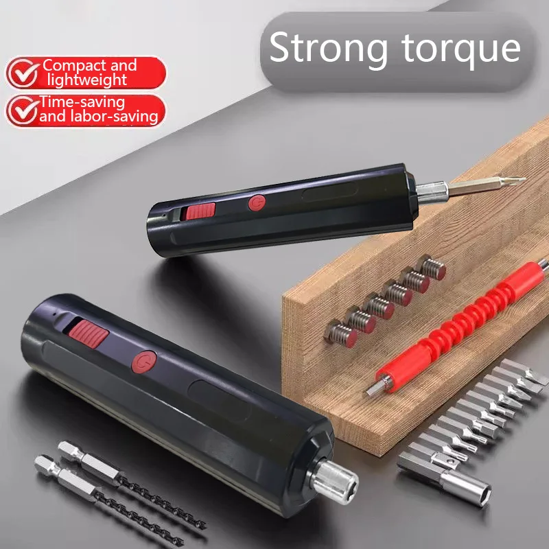 Electric Screwdriver Battery Rechargeable Cordless Screwdriver Powerful Impact Wireless Screwdriver Drill Electric Screw Driver