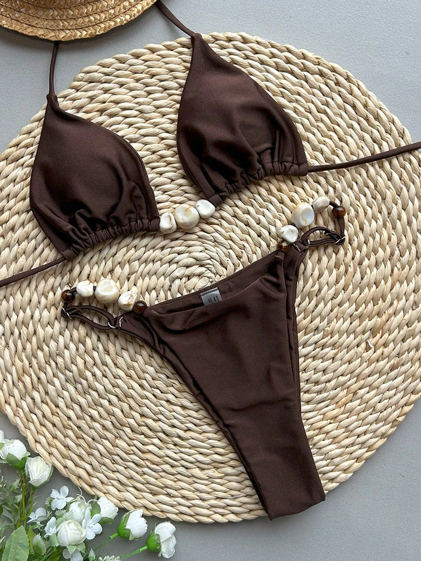 

Girls Sexy Bikini Women Swimsuit Summer Push Up Bathing Suit Solid Color