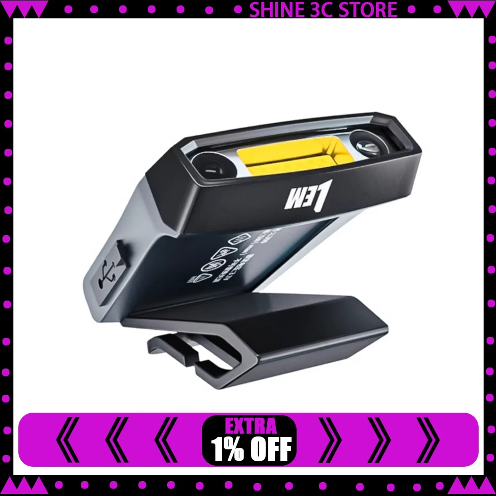 

LEM L200/L300 Powerful Headlamp Outdoor Climbing Head Lamp Flashlight 500mAh/800mAh Rechargeable Fishing Head Torch With Hatclip