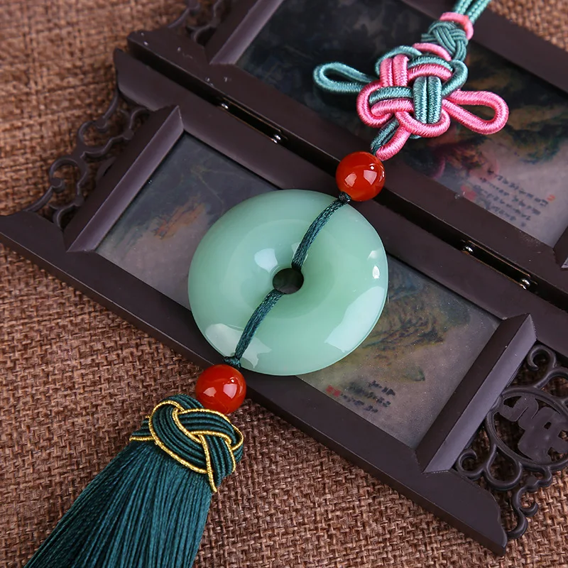 2026 NEW Good omens Asia Thailand Buddhist HOME CAR Amulet Bring good luck money Maitreya Buddha safety Jade pendant talisman