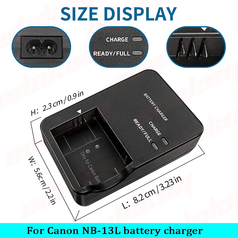 CB-2LH CB-2LHT CB-2LHE Battery Charger For Canon G5x G7x G9X Mark II Sx620 Sx720 Sx730 Sx740 HS Camera NB-13L Battery Charger