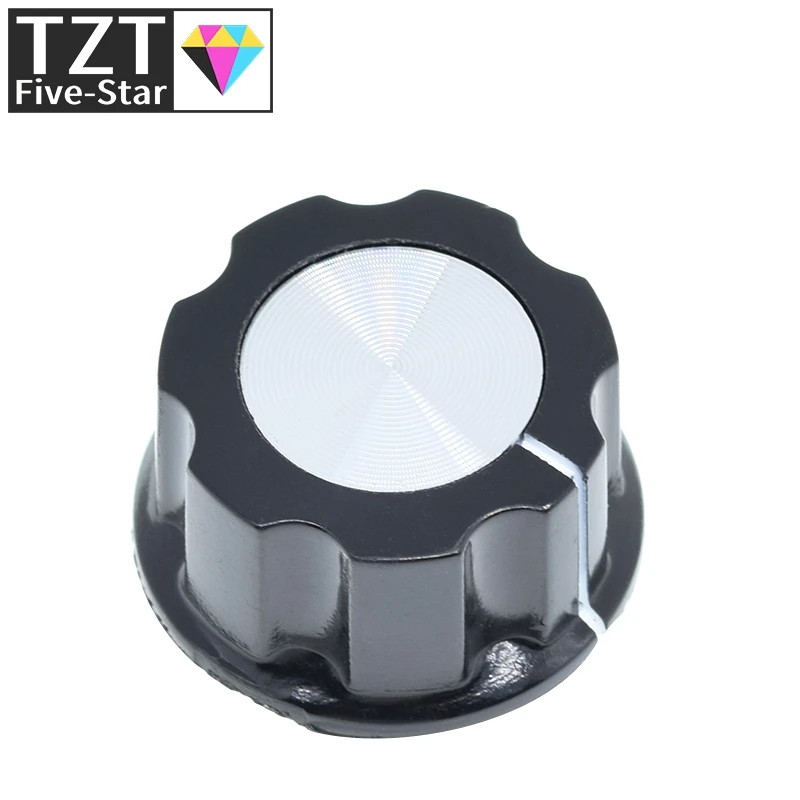 TZT MF-A03 RV24YN20S Potentiometer Knob Cap Inner 6.4mm Rotary Switch Bakelite Knob WH118 WX050 Potentiometer Switch